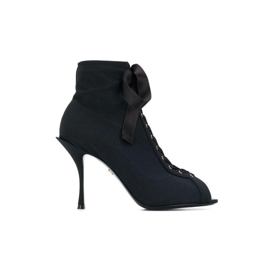 Dolce & Gabbana Black Nylon Boot - PER.FASHION