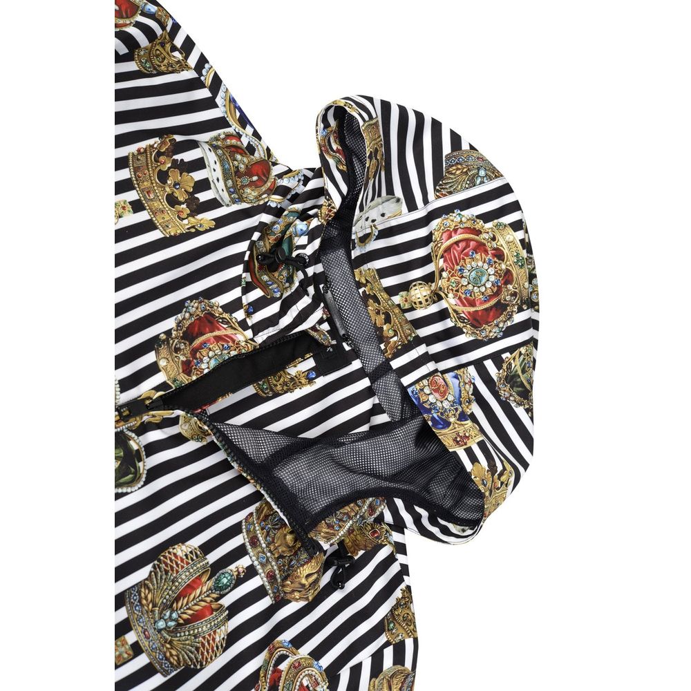 Dolce & Gabbana Multicolor Polyester Jackets & Coat