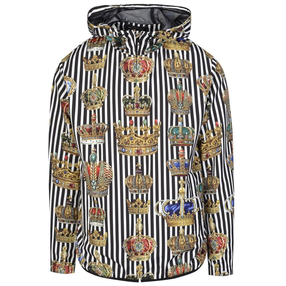 Dolce & Gabbana Multicolor Polyester Jackets & Coat