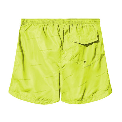 Comme Des Fuckdown Yellow Polyester Swimwear