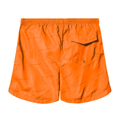 Comme Des Fuckdown Orange Polyester Swimwear