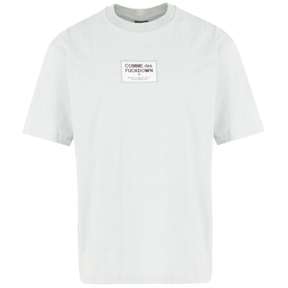 Comme Des Fuckdown White Cotton T-Shirt