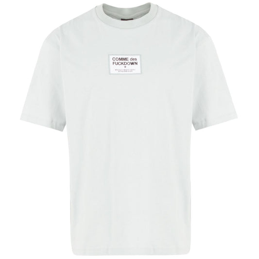 Comme Des Fuckdown White Cotton T-Shirt
