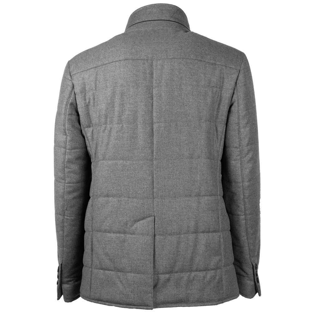 Loro Piana Made in Italy Men's Gray Wool Jacket