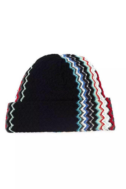 Missoni Geometric Fantasy Multicolor Wool Blend Hat - PER.FASHION