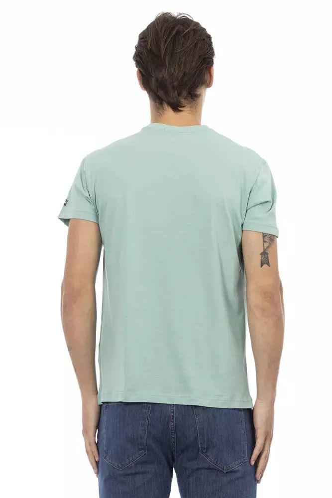 Trussardi Action Elegant Short Sleeve V-Neck Tee - PER.FASHION