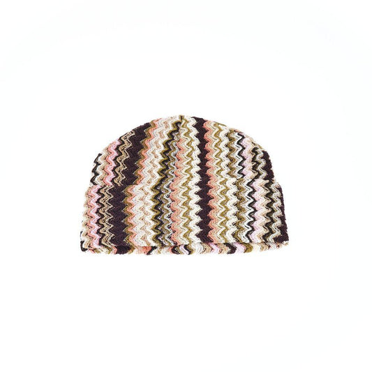 Missoni Geometric Fantasy Multicolor Wool-Blend Hat - PER.FASHION