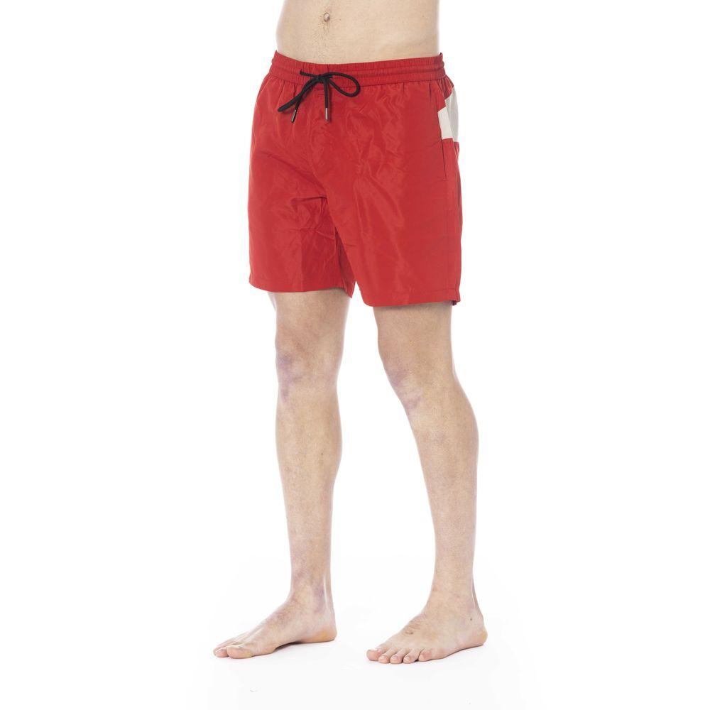 Iceberg Red Polyester Swimwear - PER.FASHION