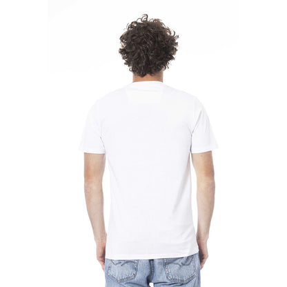 Cavalli Class Beige Cotton T-Shirt