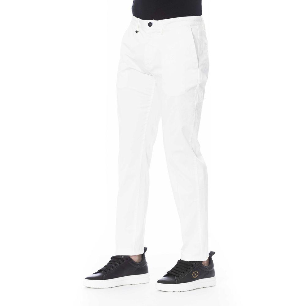 Distretto12 White Cotton Jeans & Pant - PER.FASHION