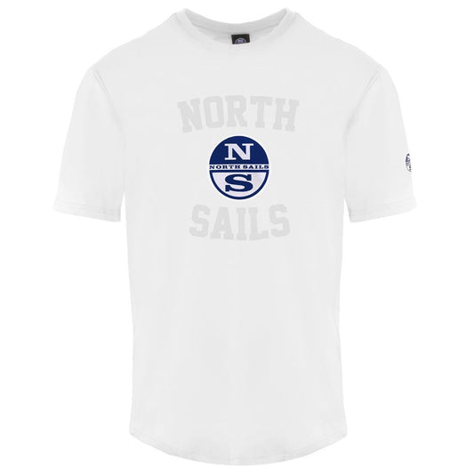 North Sails Elevated Casual White Crewneck Cotton Tee