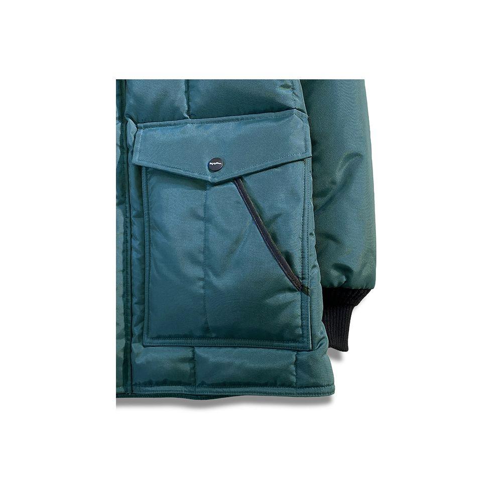 Refrigiwear Chic Light Blue Quilted Jacket - PER.FASHION