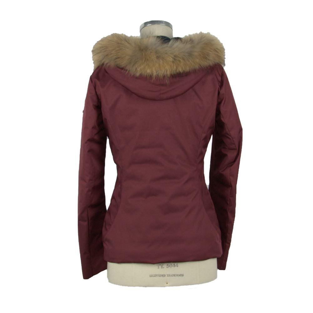 Refrigiwear Chic Pink Hooded Wool-Effect Jacket - PER.FASHION