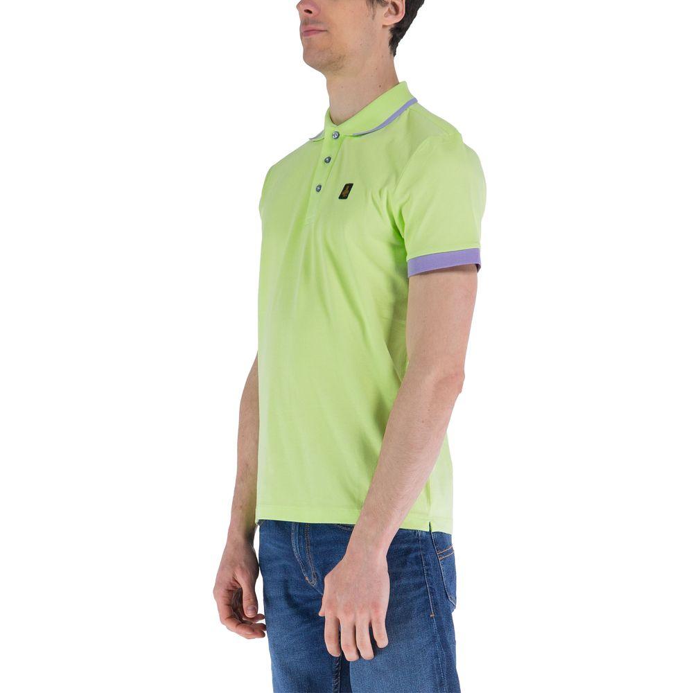Refrigiwear Contrast Collar Cotton Polo Shirt - PER.FASHION
