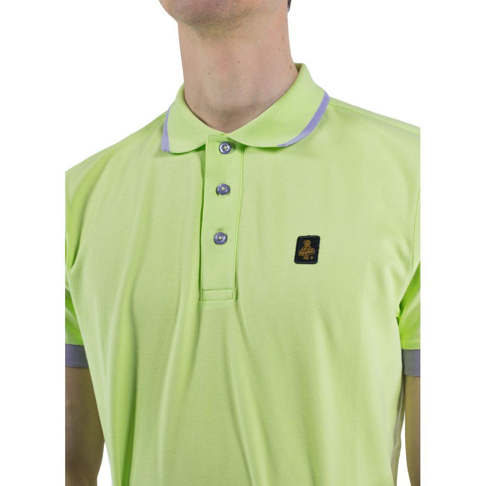 Refrigiwear Contrast Collar Cotton Polo Shirt - PER.FASHION