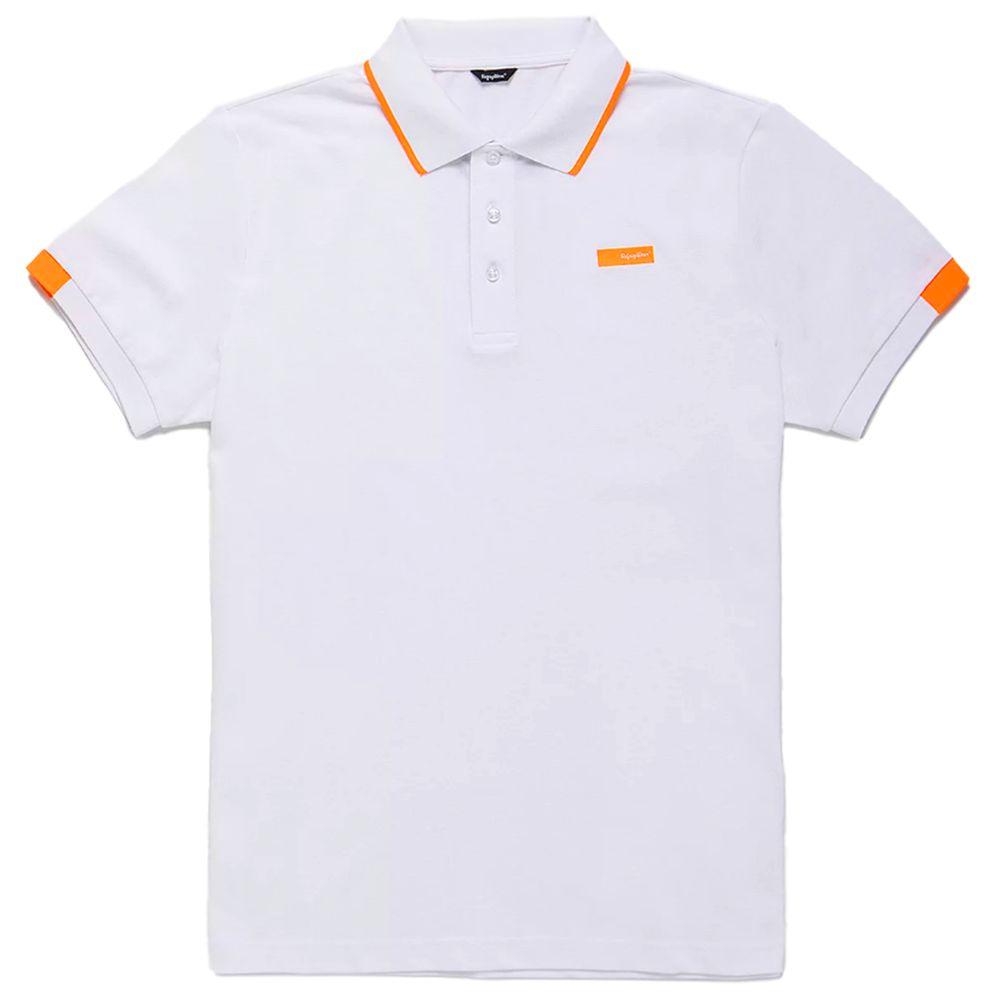 Refrigiwear Elegant Contrasting Collar Polo Shirt - PER.FASHION