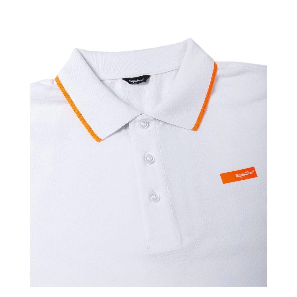 Refrigiwear Elegant Contrasting Collar Polo Shirt - PER.FASHION