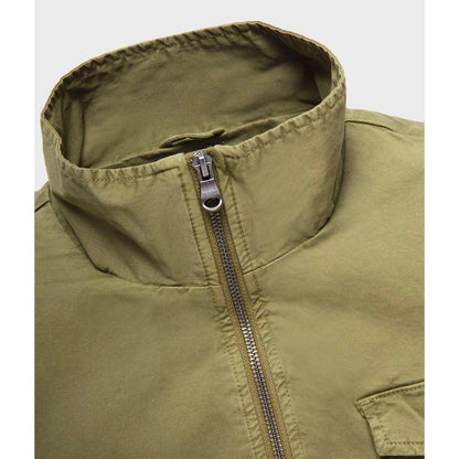 Refrigiwear Elegant Green Cotton Bomber Jacket for Men - PER.FASHION