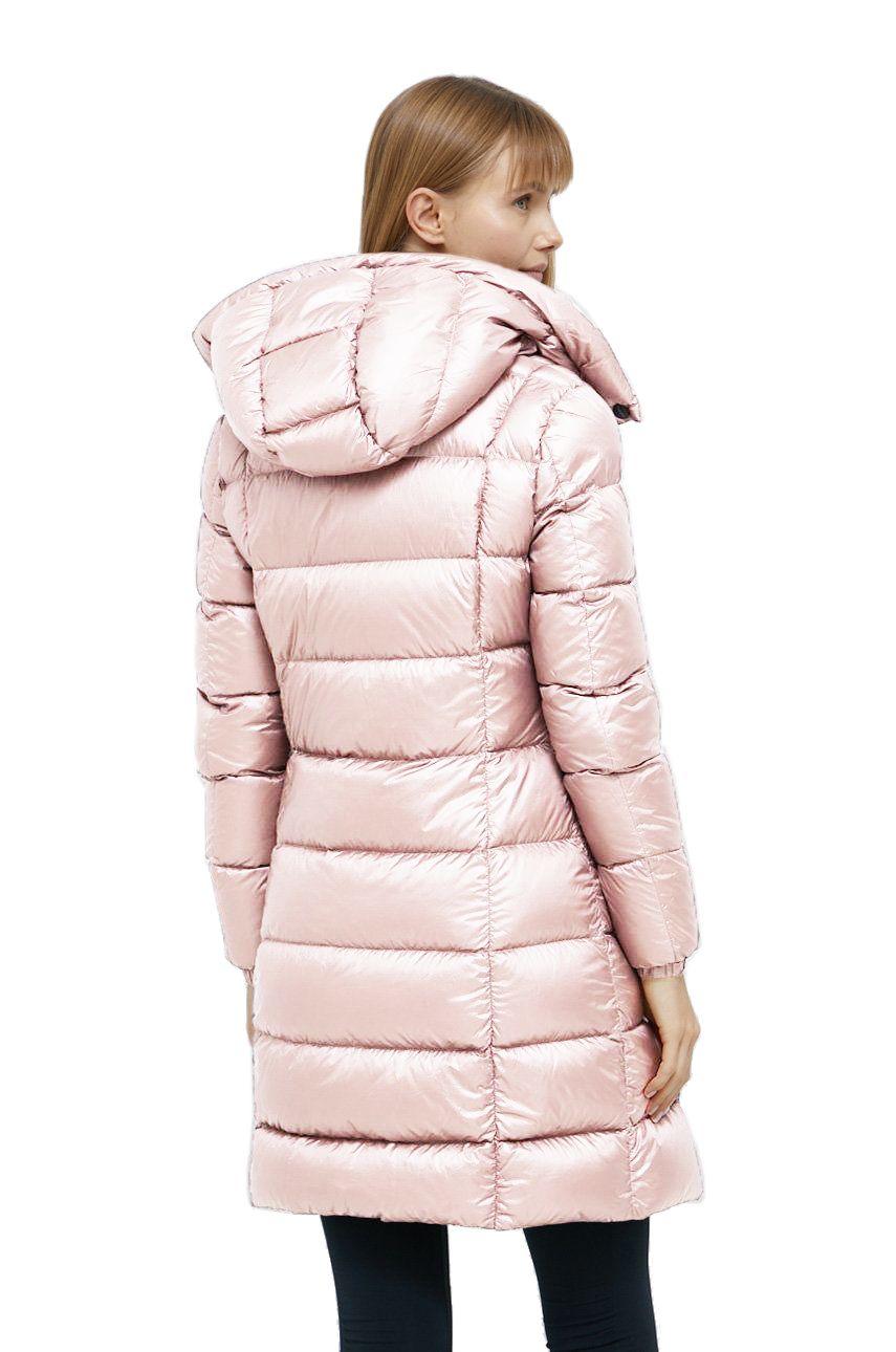 Refrigiwear Elegant Long Down Jacket with Removable Hood - PER.FASHION