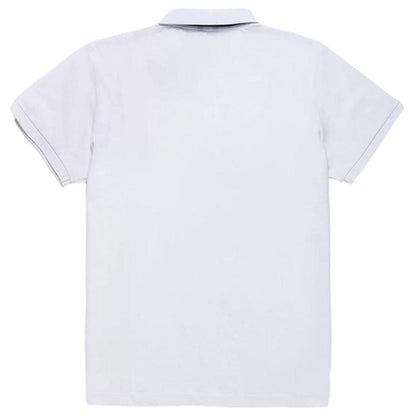 Refrigiwear Elegant White Cotton Pique Men's Polo - PER.FASHION