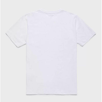 Refrigiwear Elegant White Cotton Tee with Chest Logo - PER.FASHION