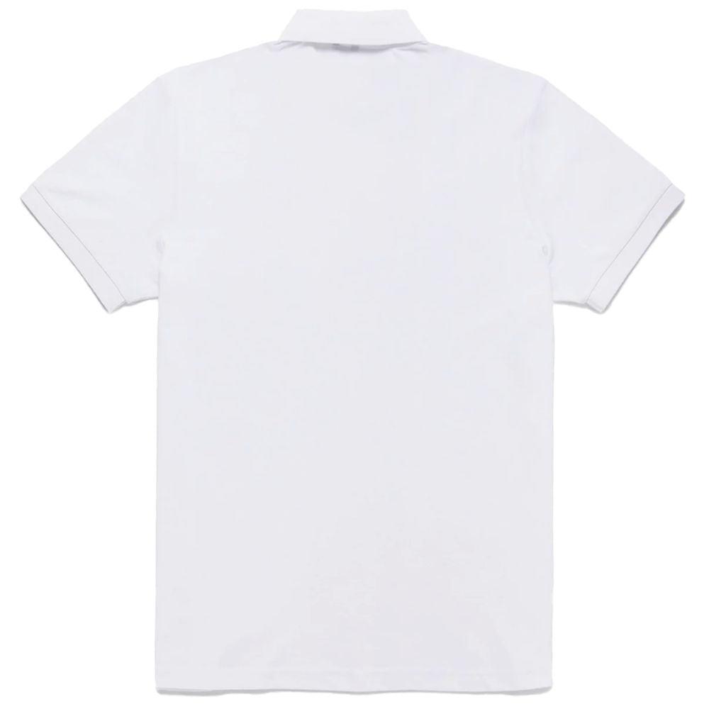 Refrigiwear Elegant White Polo with Embroidered Logo - PER.FASHION