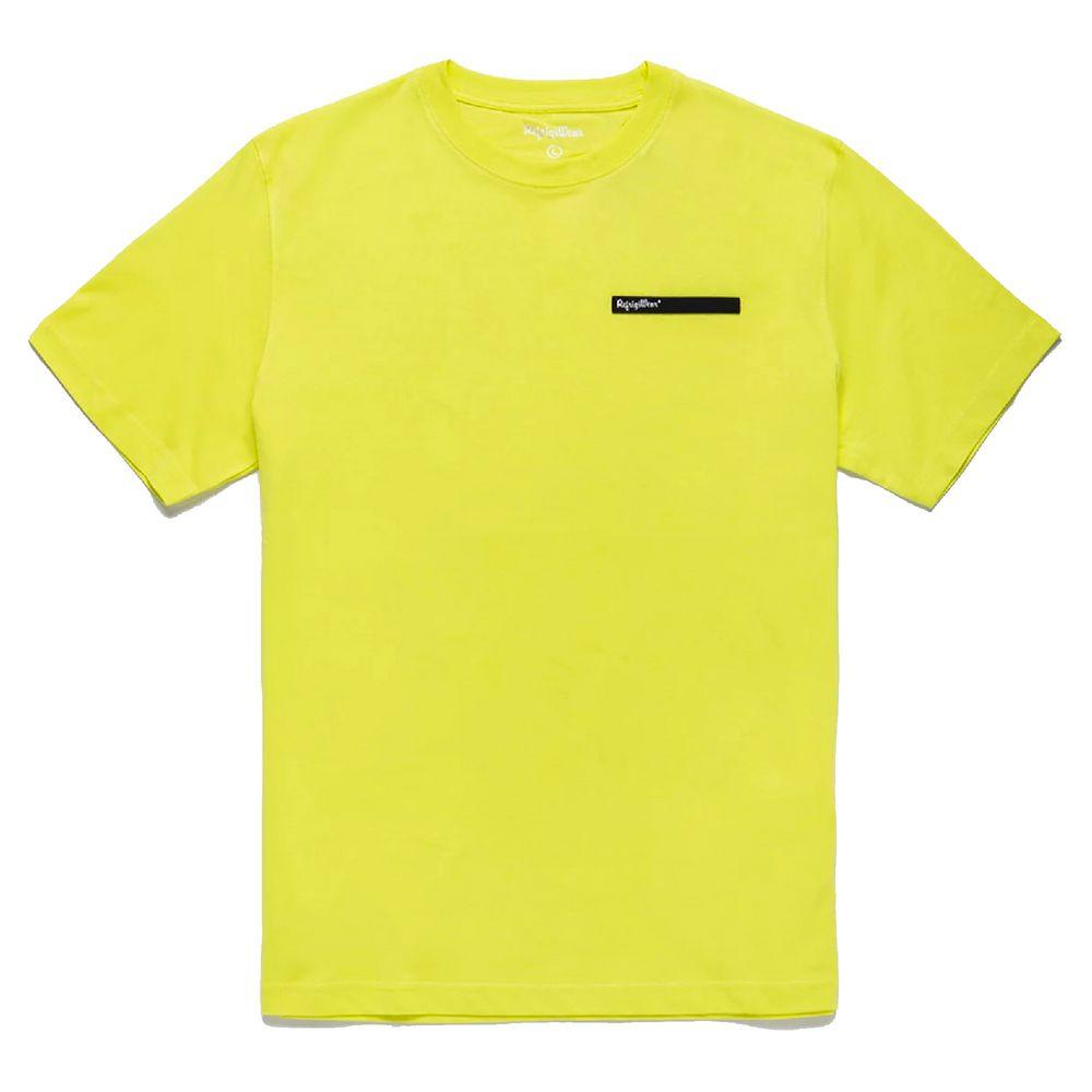 Refrigiwear Embossed Logo Cotton T-Shirt in Yellow - PER.FASHION