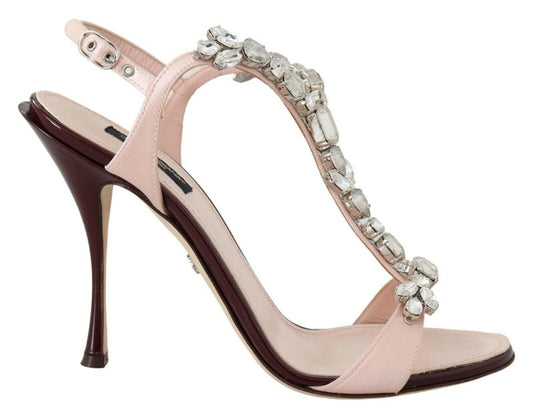 Dolce & Gabbana Crystal-Embellished Stiletto Sandals