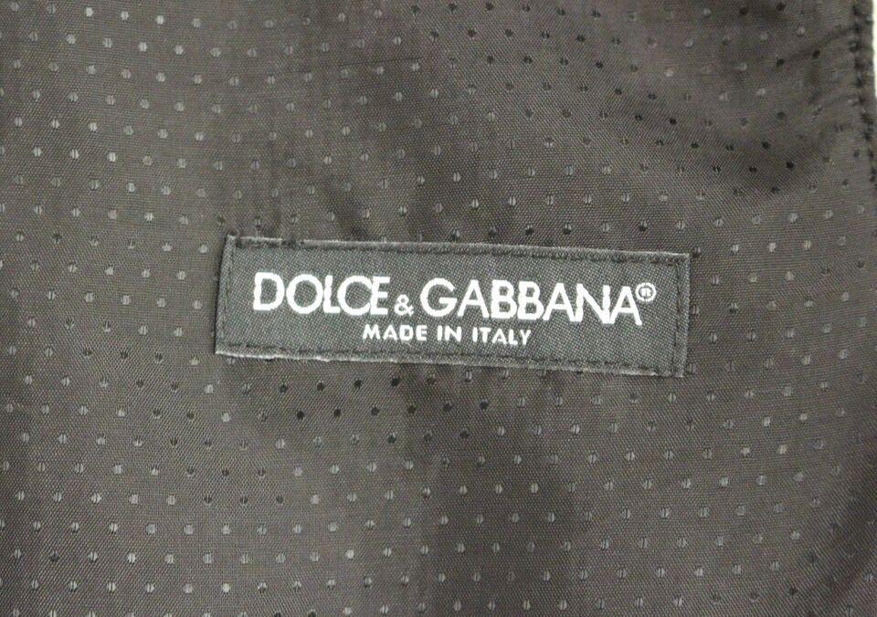 Dolce &amp; Gabbana Элегантное серое платье-жилет из смесовой шерсти