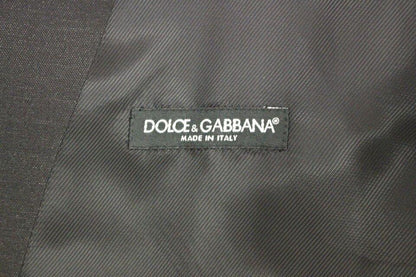 Dolce &amp; Gabbana Элегантное серое платье-жилет из смесовой шерсти