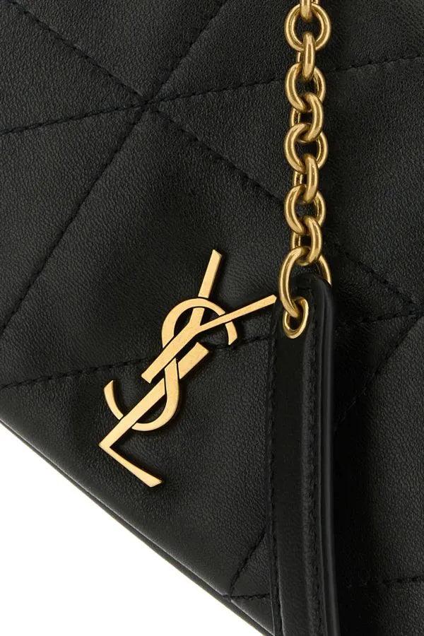 Saint Laurent Black Nappa Leather Mini Jamie Shoulder bag - PER.FASHION