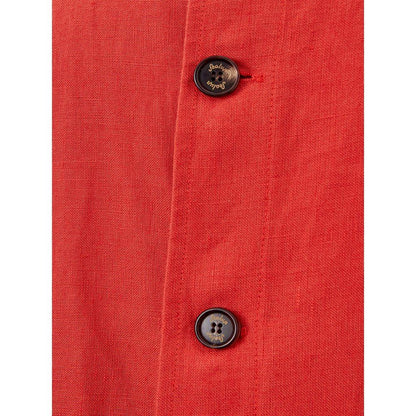 Sealup Chic Orange Polyester Jacket for Men - PER.FASHION