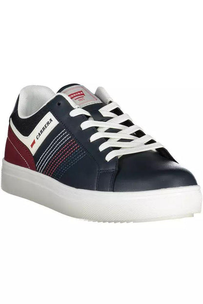 Sleek Blue Carrera Sneakers with Contrasting Accents - PER.FASHION