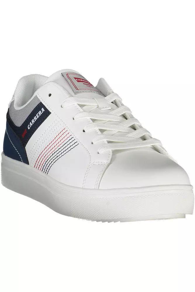 Sleek White Carrera Sneakers with Contrasting Accents - PER.FASHION