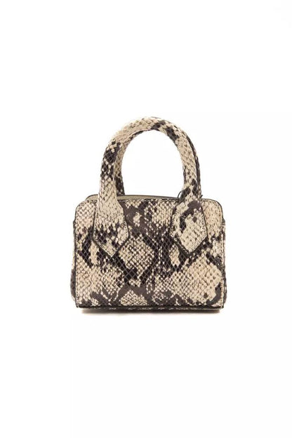 Миниатюрная сумка-тоут Pompei Donatella Chic серого цвета с регулируемыми ремнями