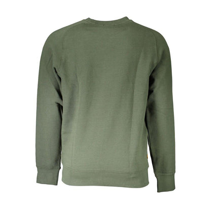 Timberland Green Round Neck Cotton Blend Sweater - PER.FASHION