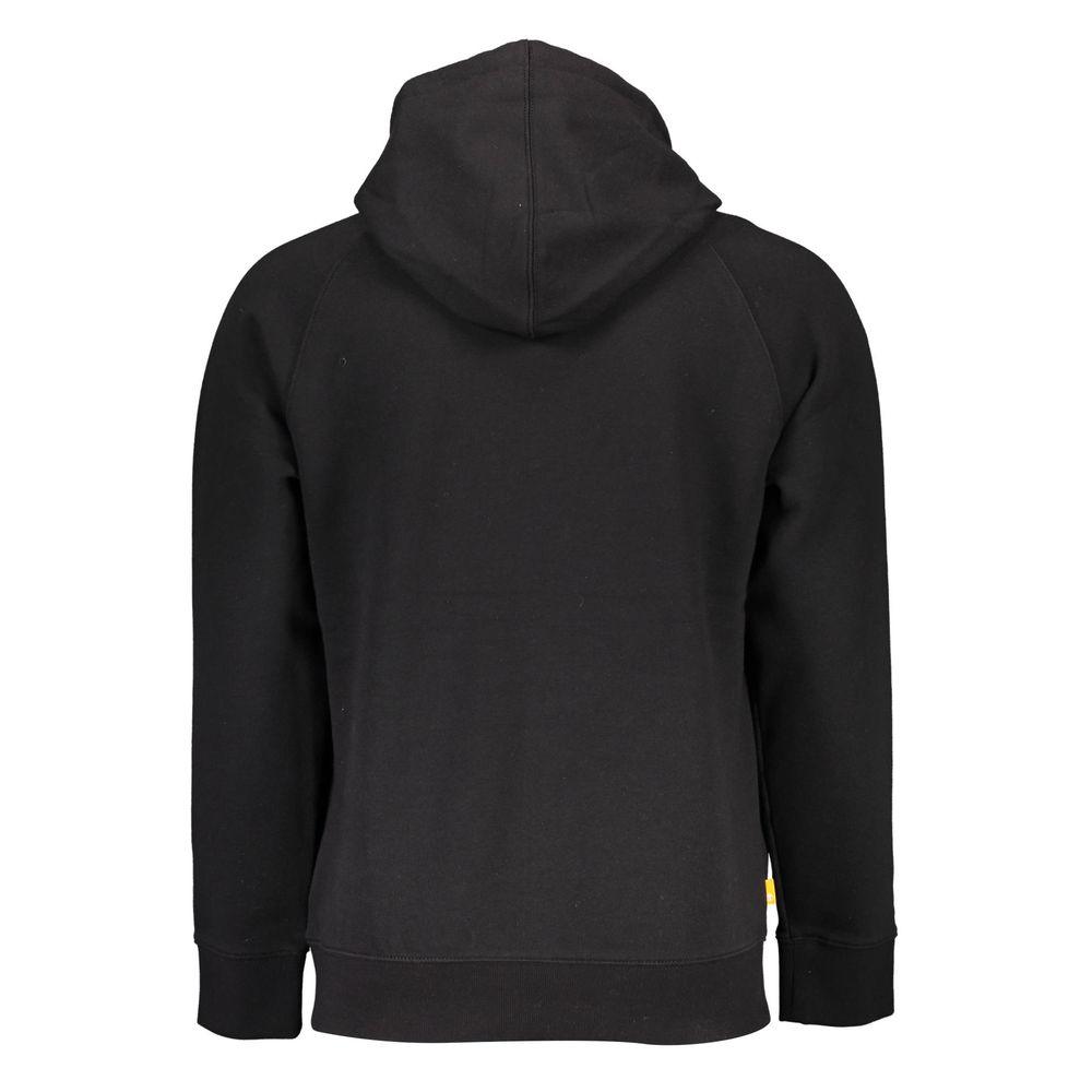 Timberland Sleek Black Hoodie with Contrasting Accents - PER.FASHION