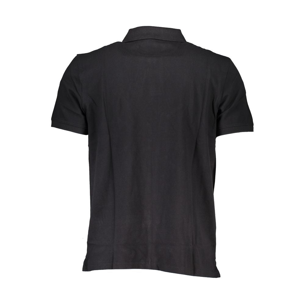 Черная хлопковая рубашка-поло Timberland