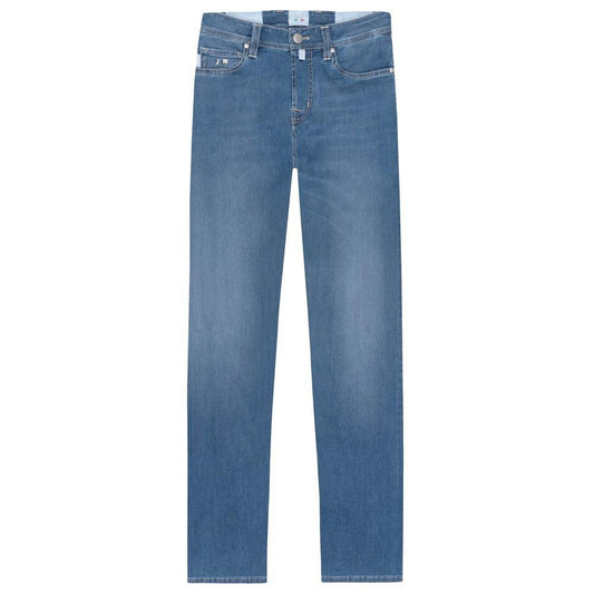 Tramarossa Elevated Essentials: Chic Men's Light Blue Jeans - PER.FASHION