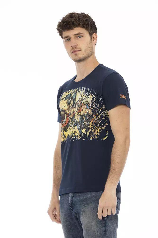 Trussardi Action Elegant Round Neck Short Sleeve Tee - PER.FASHION