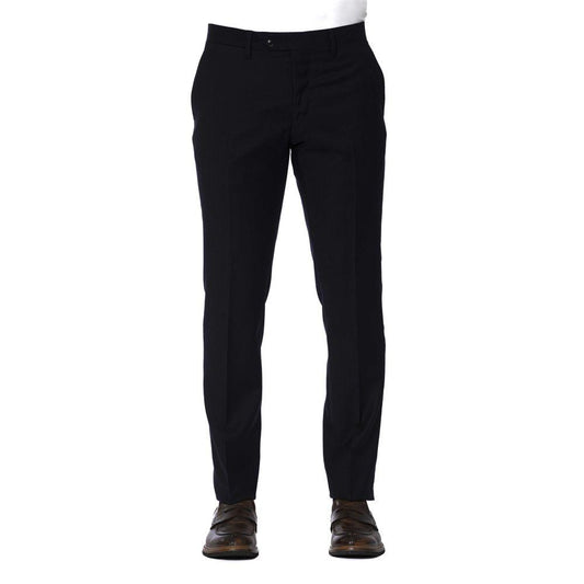Trussardi Chic Blue Polyester Trousers for Men - PER.FASHION