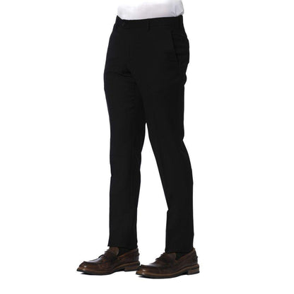 Trussardi Elegant Black Trousers for Distinguished Style - PER.FASHION