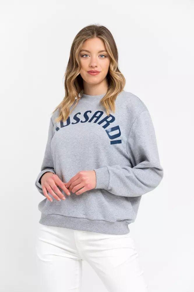Trussardi Elevated Casual Chic Oversized Sweatshirt - PER.FASHION