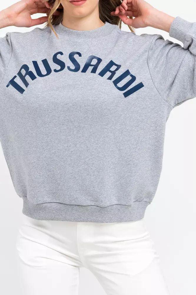 Trussardi Elevated Casual Chic Oversized Sweatshirt - PER.FASHION