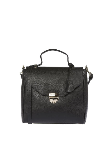 Trussardi Embossed Leather Elegance Handbag - PER.FASHION