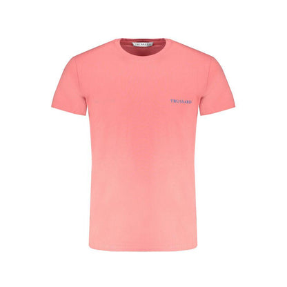 Trussardi Pink Cotton T-Shirt - PER.FASHION