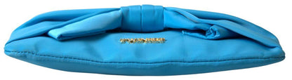 Twinset Elegant Silk Clutch with Bow Accent - PER.FASHION