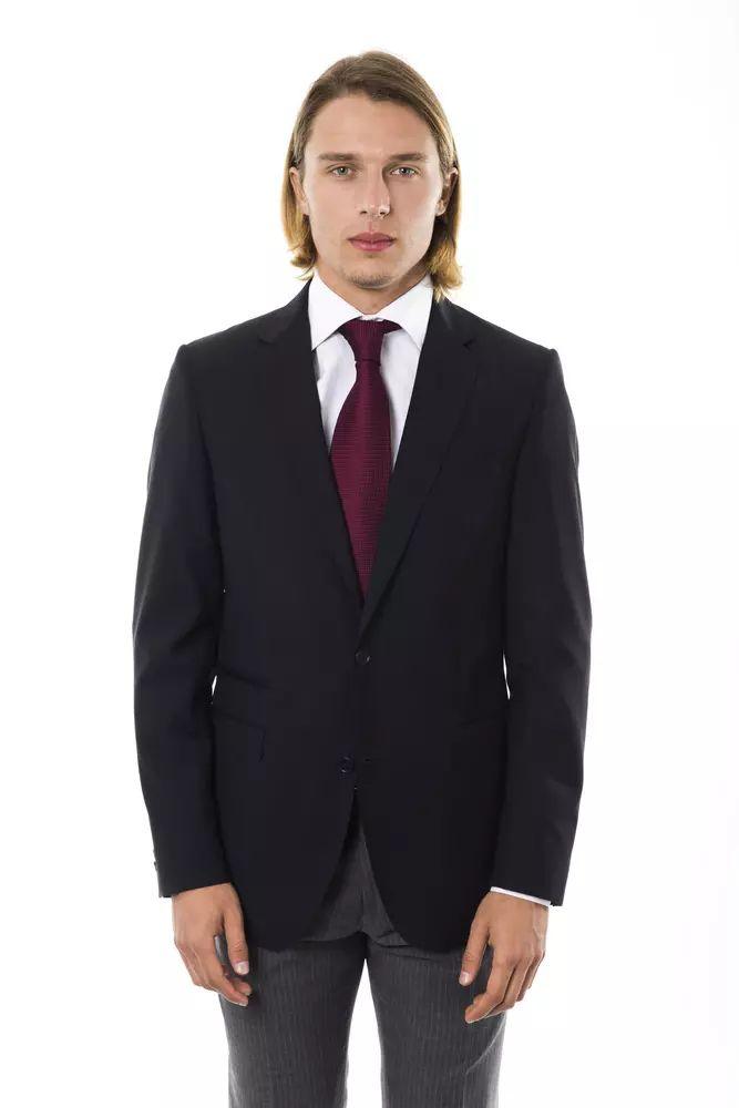 Uominitaliani Elegant Wool Two-Button Men's Blazer - PER.FASHION