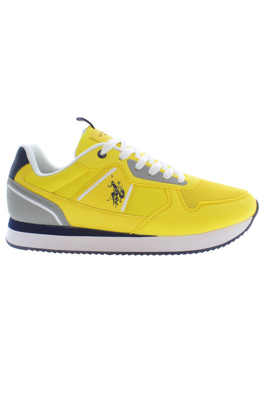U.S. POLO ASSN. Sporty Lace-up Sneakers with Logo Accent - PER.FASHION