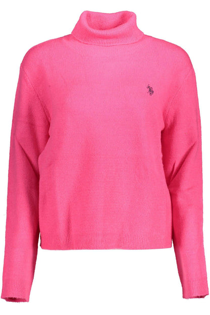 U.S. POLO ASSN. Chic Turtleneck Sweater with Elegant Embroidery - PER.FASHION